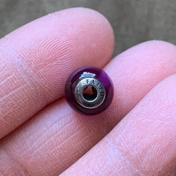 Retired Pandora ESSENCE Collection Faith Charm Sterling Silver 925 EUC - Picture 6 of 8